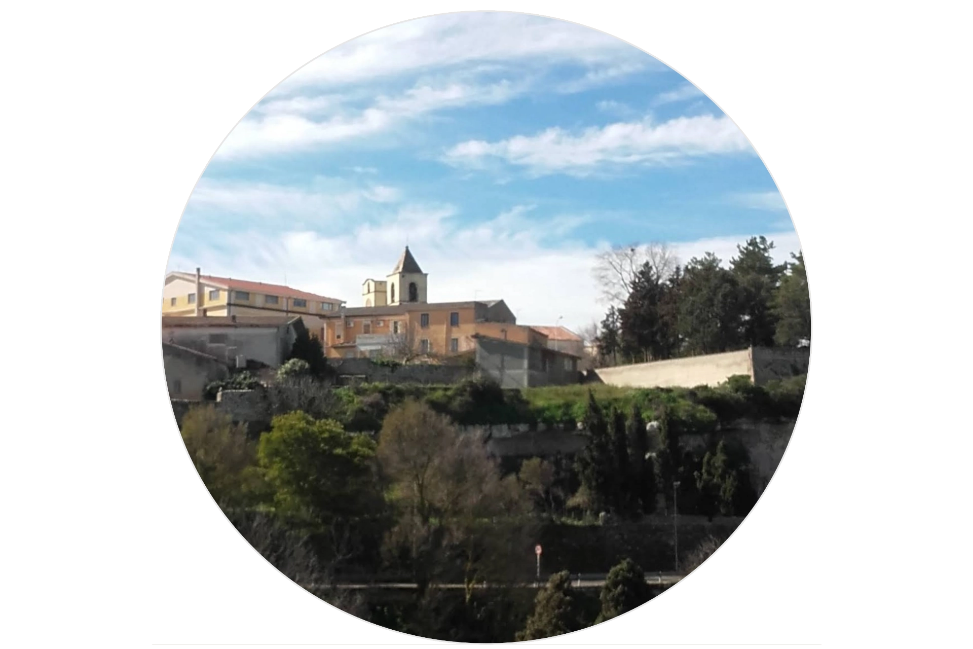 Foto panoramica di Isili